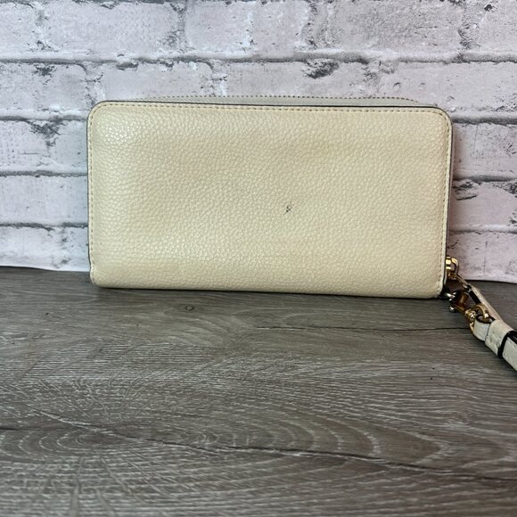 COACH Round Zip Wallet Leather F76517  Accordion Zip Around Wallet - Picture 2 of 9